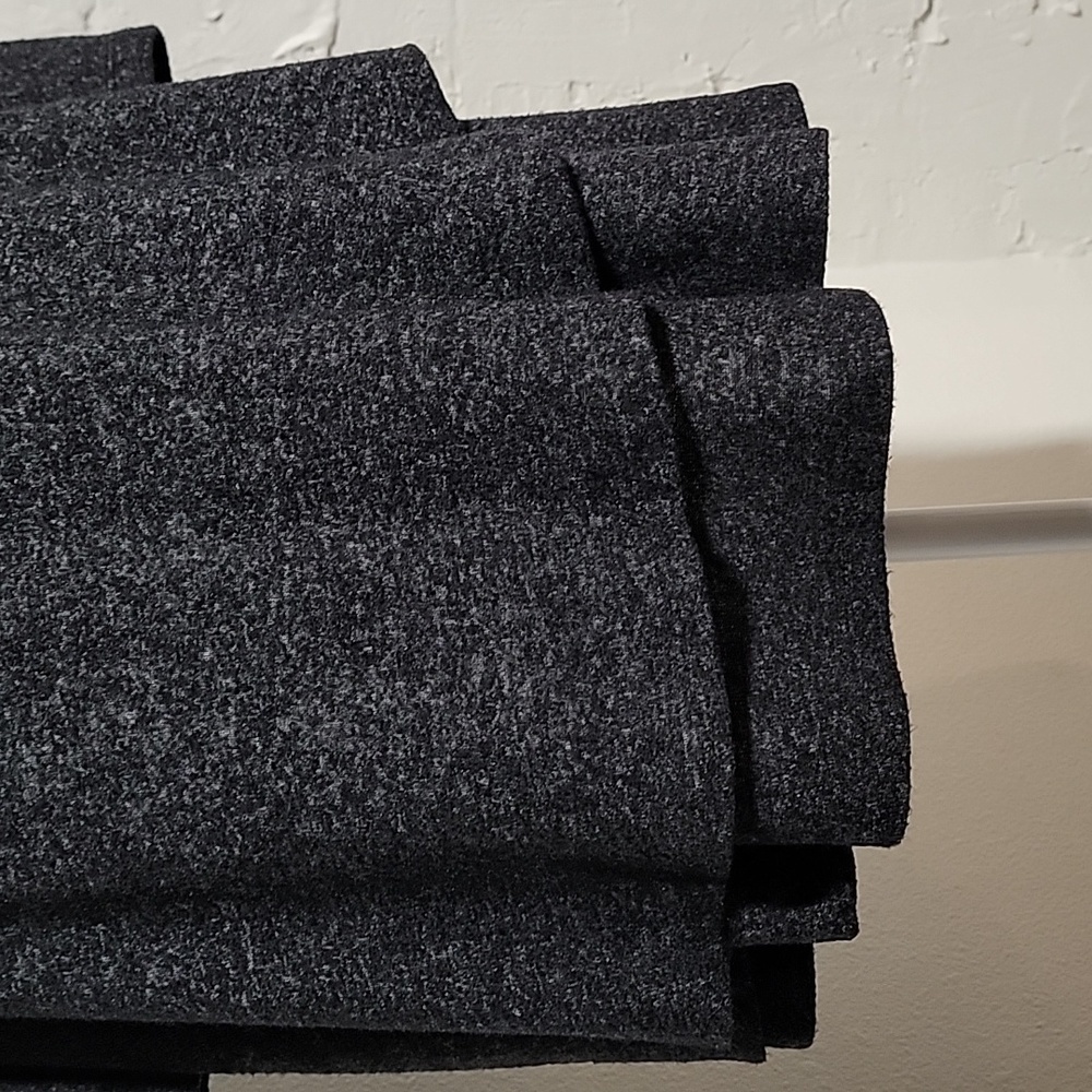 Anthropologie Saturday Sunday Gray Faux Wrap Knit Sweater Dress M Long Sleeve - Picture 7 of 13